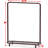 Simple Houseware Clothing Rack With Industrial Pipe And Bottom S...