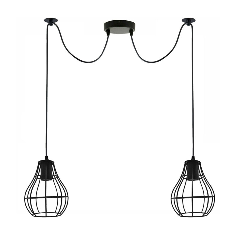 Clowe 2 - Light Black Cluster Pendant