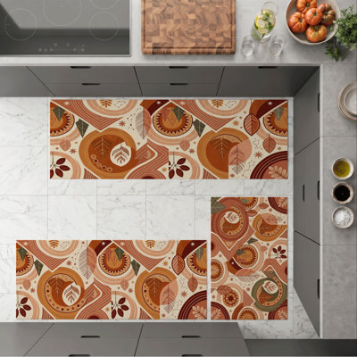 Tapis de cuisine lavables antidérapants Autumn Leaves