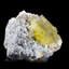 Fluorite jaune avec galène sur baryte - Aouli, Maroc
