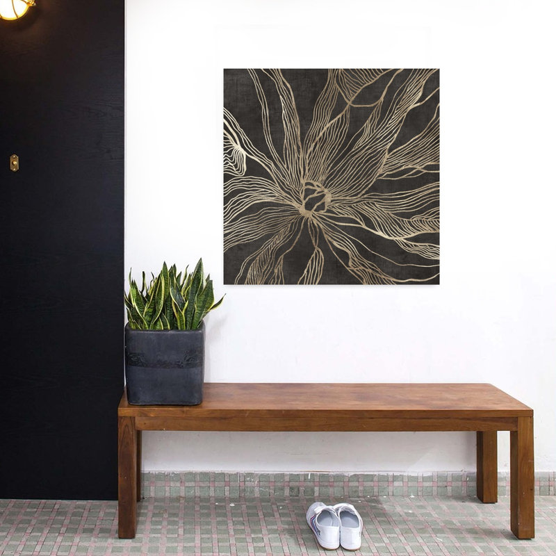 Lignes géométriques abstraites I, art géométrique, H 32 po x l 32 po