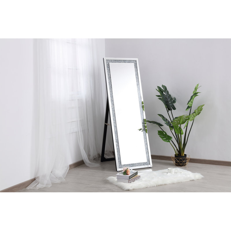 Miroir taille réelle, Cristal d'argent