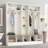 Wide Design Hall Tree with Storage Bench, Minimalist Shoe Cabinet, and Multifunctional Coat Rack for Entryways-163970055