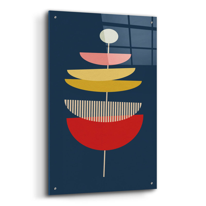 Mid Century Modern 5 par Gary Williams, H 36 po x l 24 po x P 0,2 po