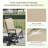 Outdoor High Back Chair Cushion Set-1410429967