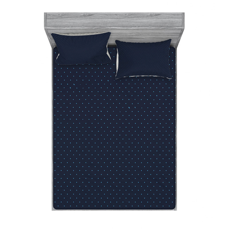 Microfiber Polka Dots Sheet Set