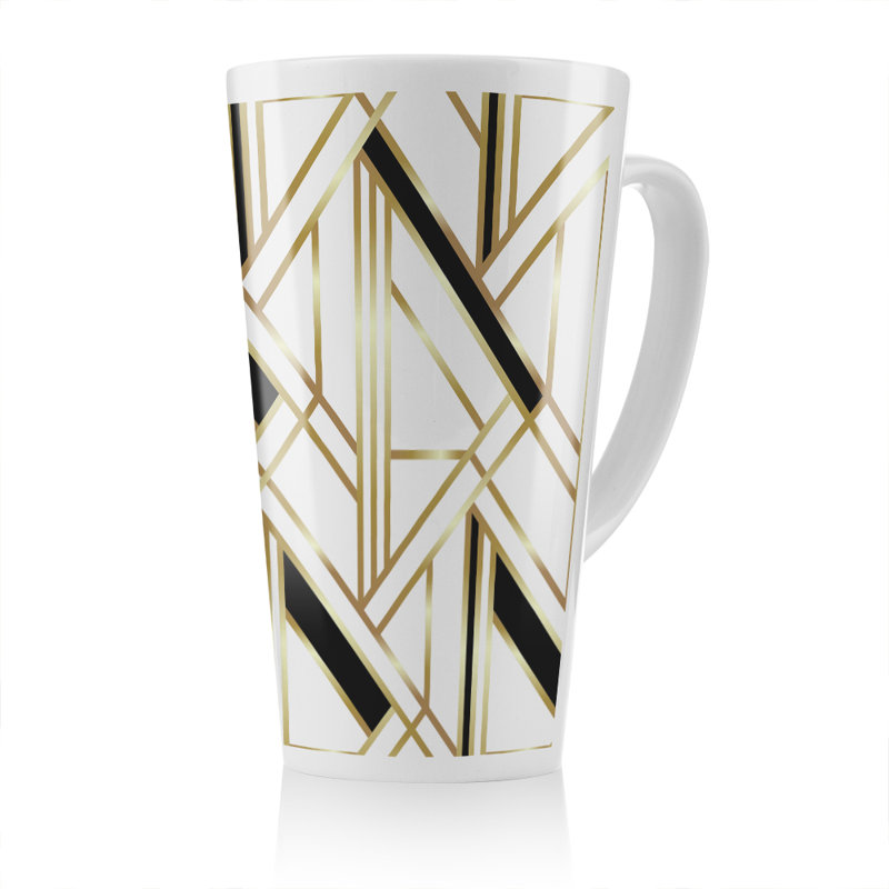 Art Deco Latte Mug