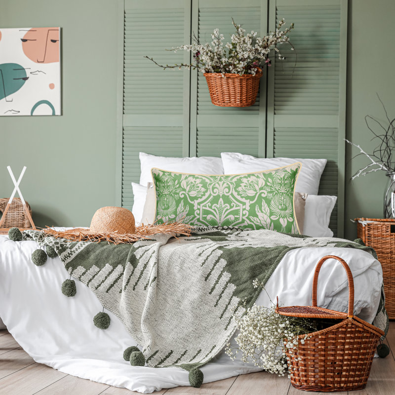 Coussin Feathers, Vert