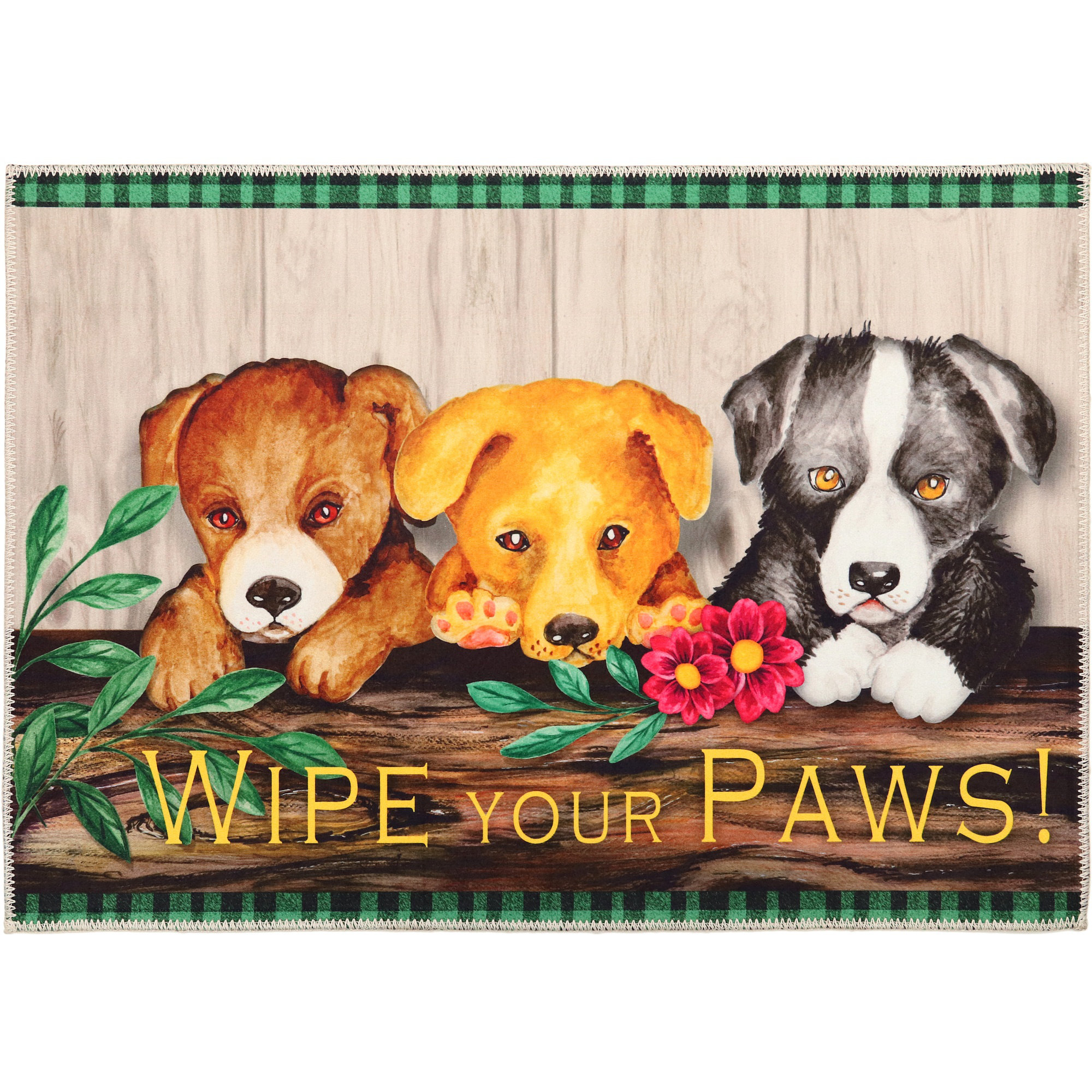 Winston Porter Wipe Your Paws Olivia's Home Accent Washable Rug 22