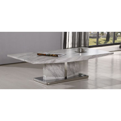 Table basse à piédestal
