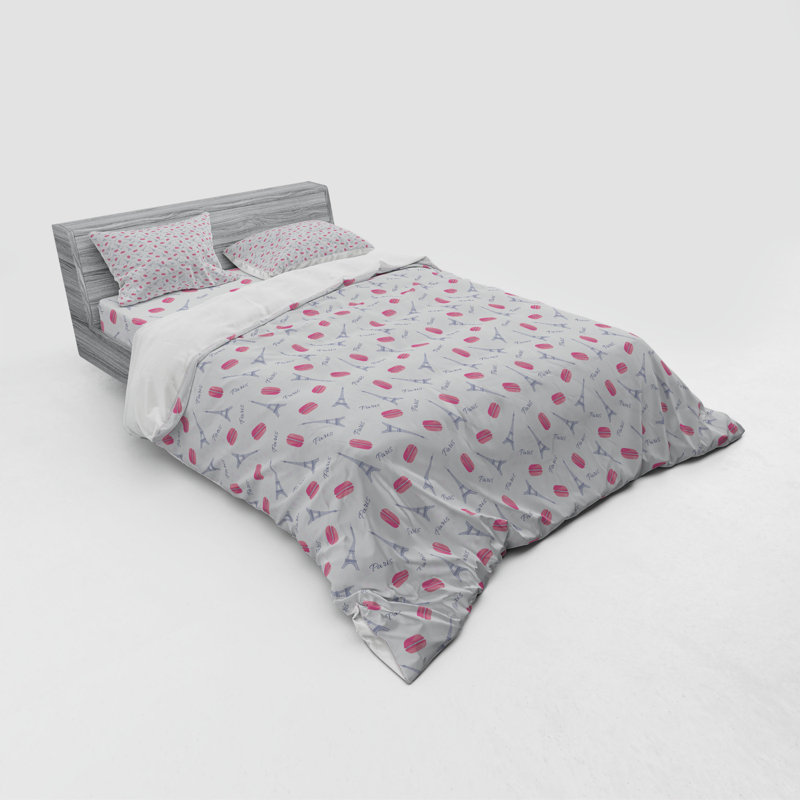Farmhouse / Country Polyester Duvet Cover, Queen Duvet Cover + 3 Additional Pieces