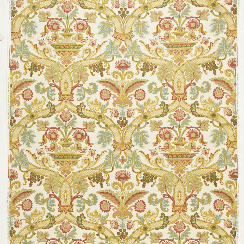 Fontenay Vase Fabric, Ivory