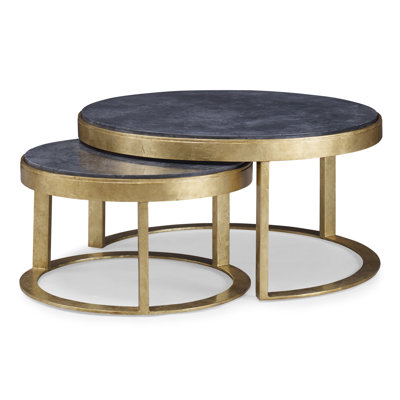 Lunsford Stone Nesting Cocktail Table