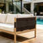 Canapé d'extérieur en bois d'acacia-132056827