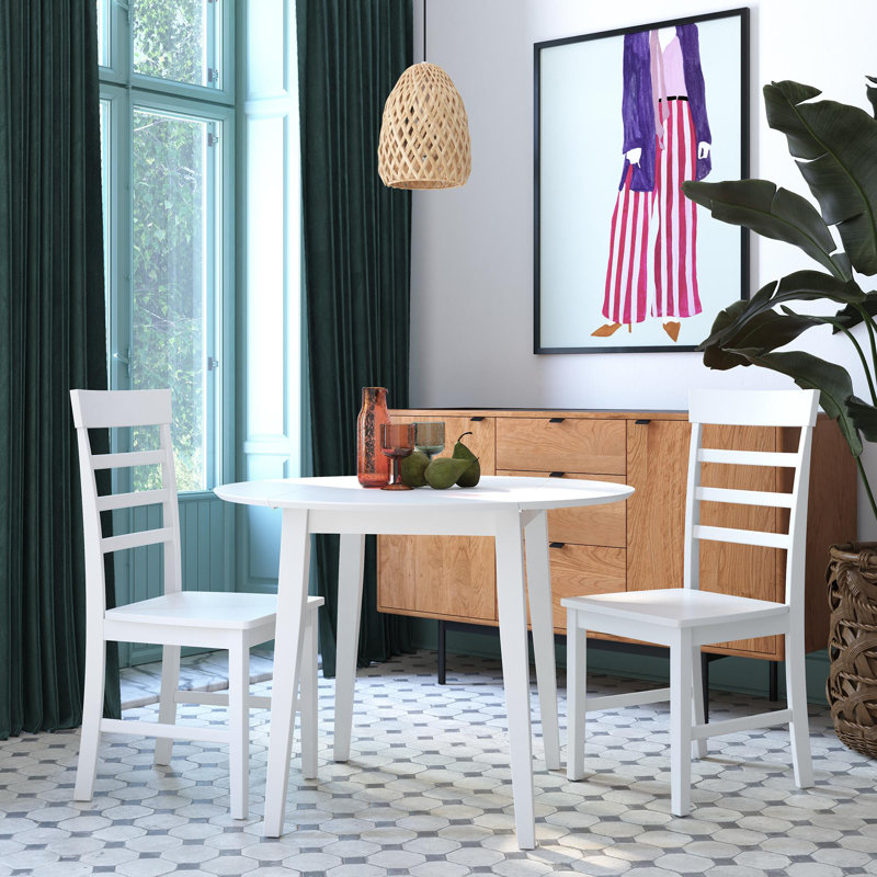 Skycrest 2 - Person Dining Set, White