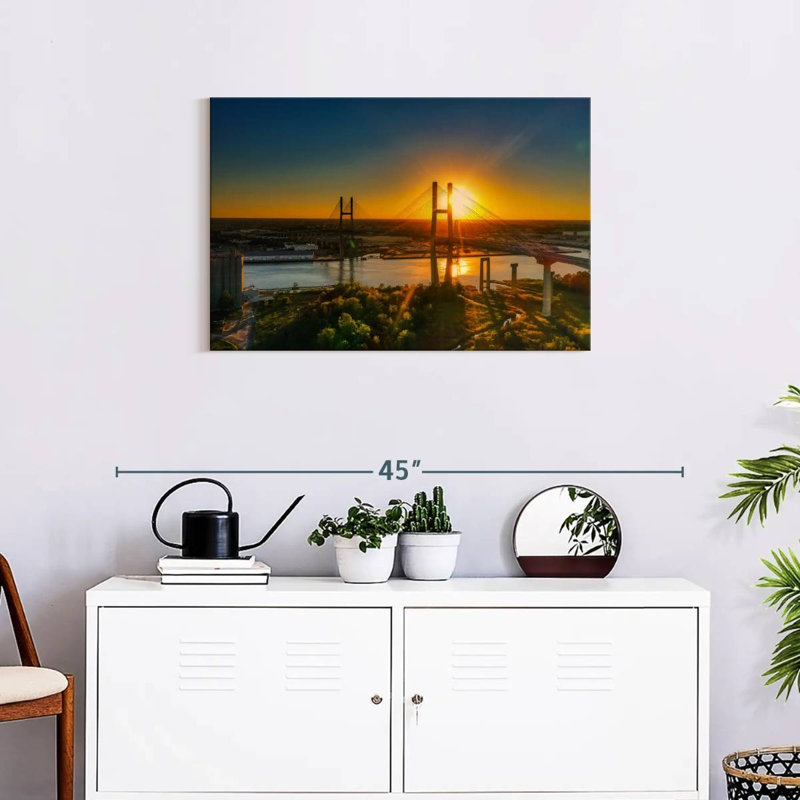 Lilie Talmadge Memorial Bridge, 20" H x 30" W