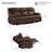 85.4'' Wide Manual  Reclining Sofa-120433437