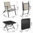COSCO 5-Piece Folding Sling Chat Set