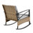 Grey Outdoor Rocking Chair With Construction, Moveable Chairs For Garden And Patio In Construction Table Relaxation-1214762651