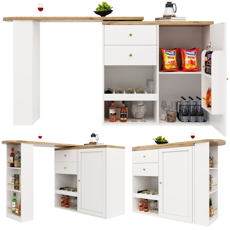 204cm Home Bar