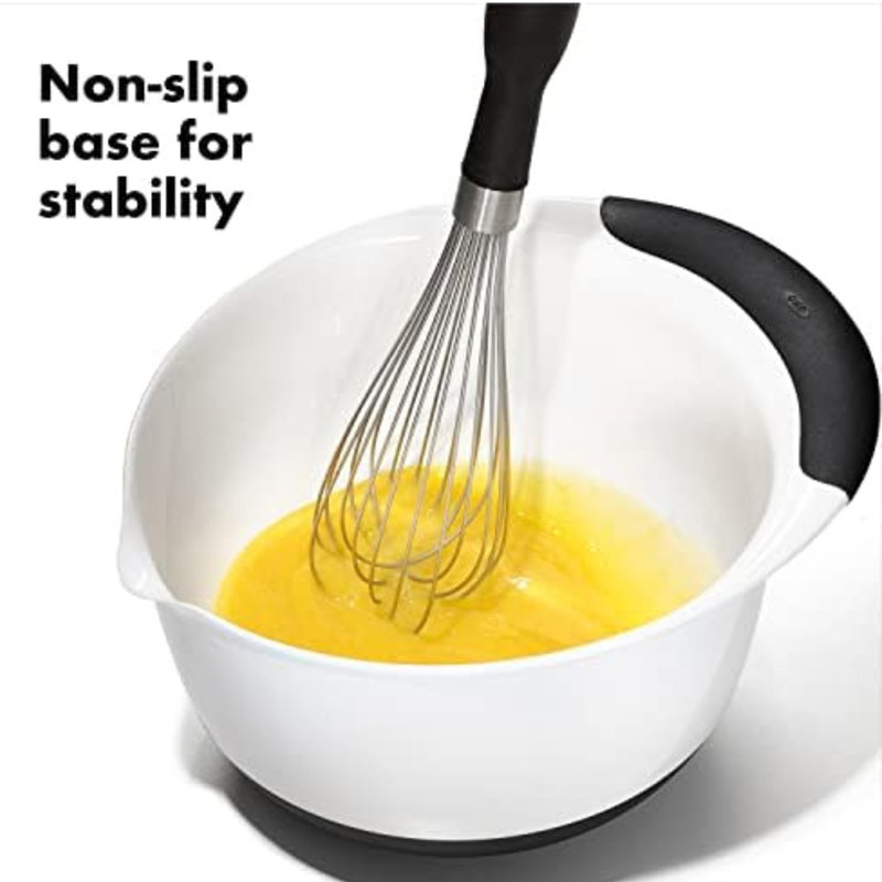 Good Grips 3-Piece Mixing Bowl Set, Black
