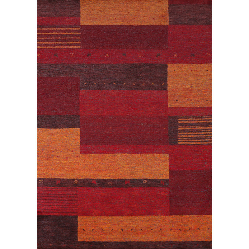 Tapis à motif géométrique Gabbeh