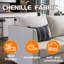 Canapé rembourré en chenille avec port de chargement USB et fonction de rangement-1619545601
