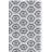 Trumann Natura Hand Woven Wool Cotton Geometric Rug in Gray/Cream-321738566