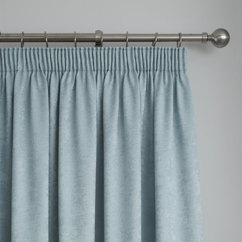 Galaxy Room Darkening Curtain Pair, Width 229 x Drop 229 cm, Duck Egg