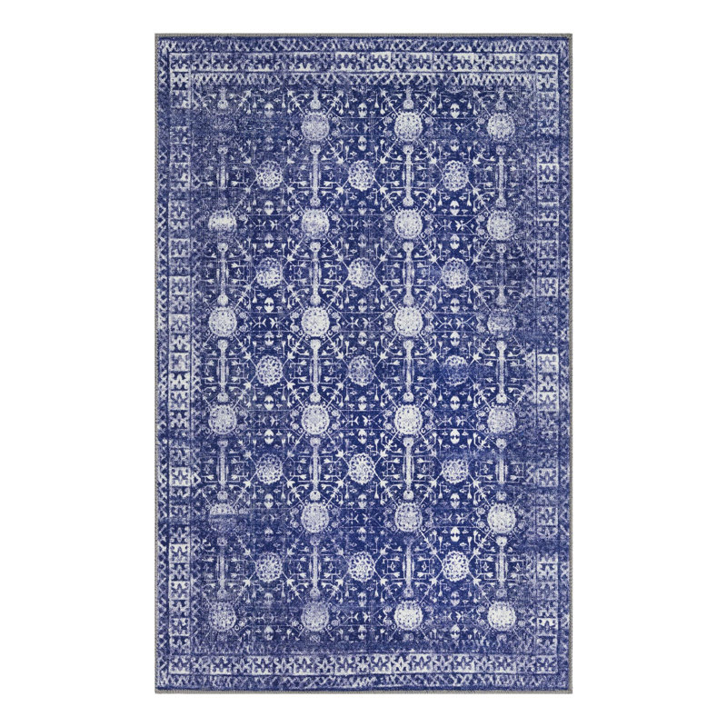 Dymph Chenille Geometric Indoor Rug, Rectangle 3'6" x 5'6"