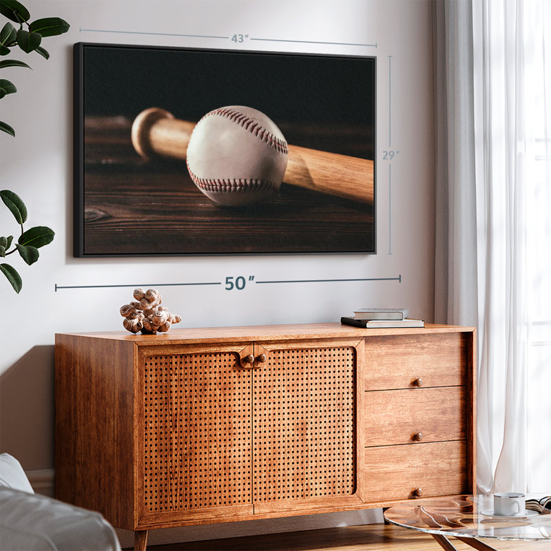 Baseball Things Canvas Print, 29" H x 43" W