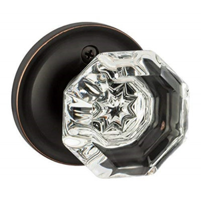 Crystal 2.87'' Diameter Single Dummy Oil Rubbed Bronze