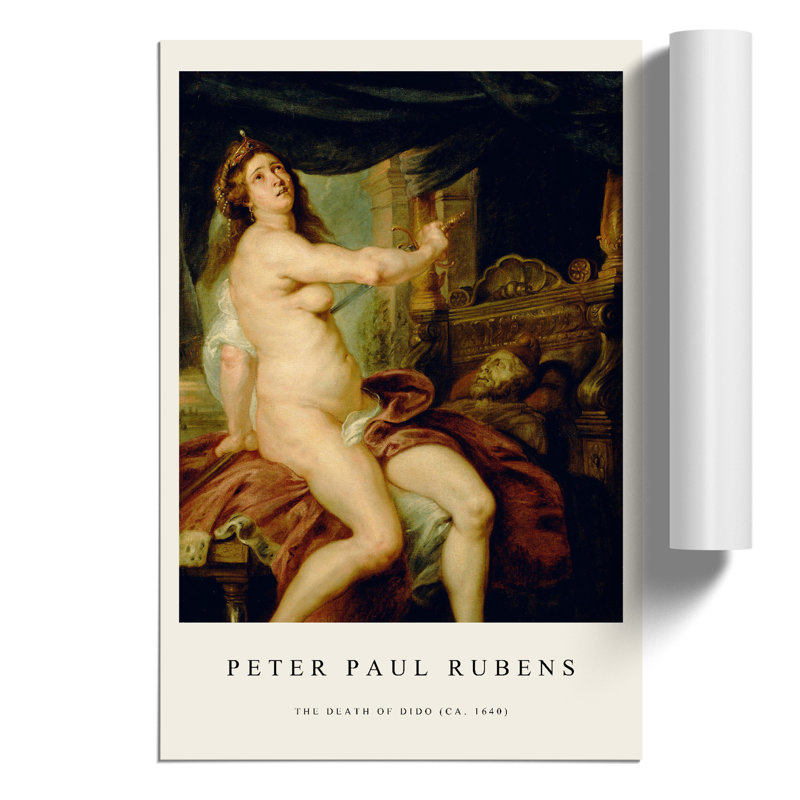 Sacrificing Dido by Peter Paul Rubens - No Frame Print, 30cm H x 21cm W x 0.1cm D