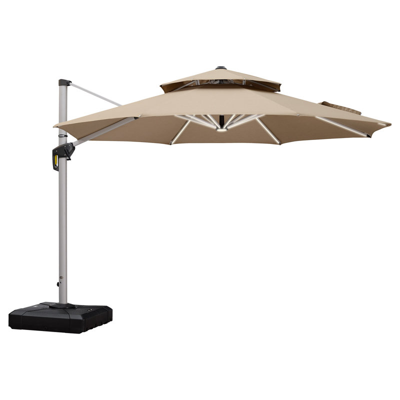 Cotter 3.4m Cantilever Parasol, Beige