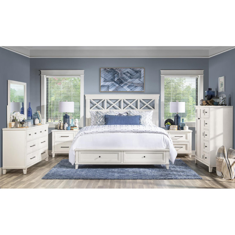 XXX's and OOO's 7 Drawer Dresser (7 Drawers, Top RSF Jewelry Tray in Drawer, Hidden Jewelry Storage on RSF Side Panel, Power on Back LSF Corner, 2 Outlets, 1 USB + 1 USB-C)