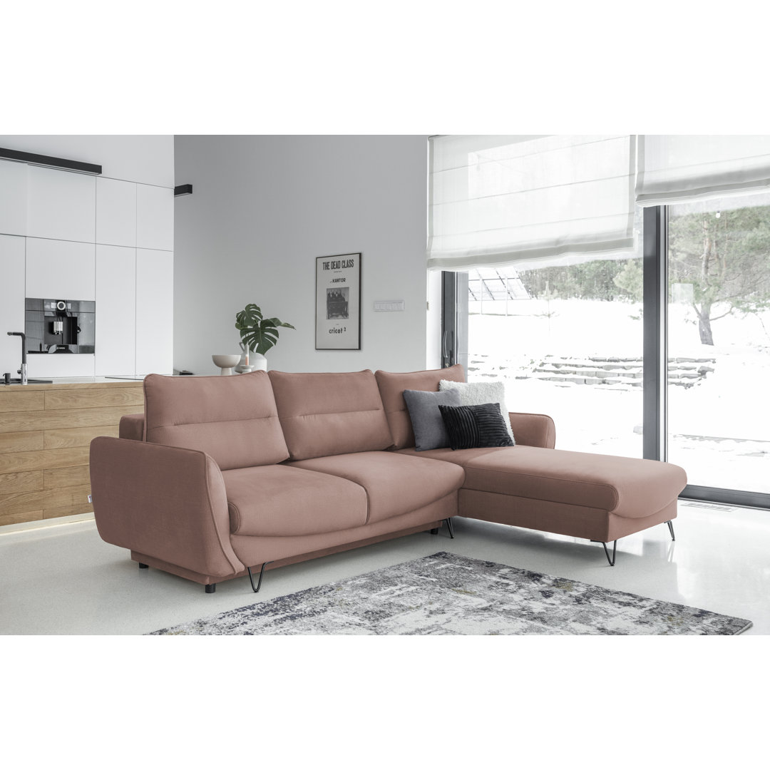 Ecksofa Stormstown mit Bettfunktion