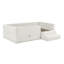 Lit pour enfant multifonctionnel confortable avec garde-corps et rangement, lit simple avec marchepied de sécurité, tissu Boucle-352996227