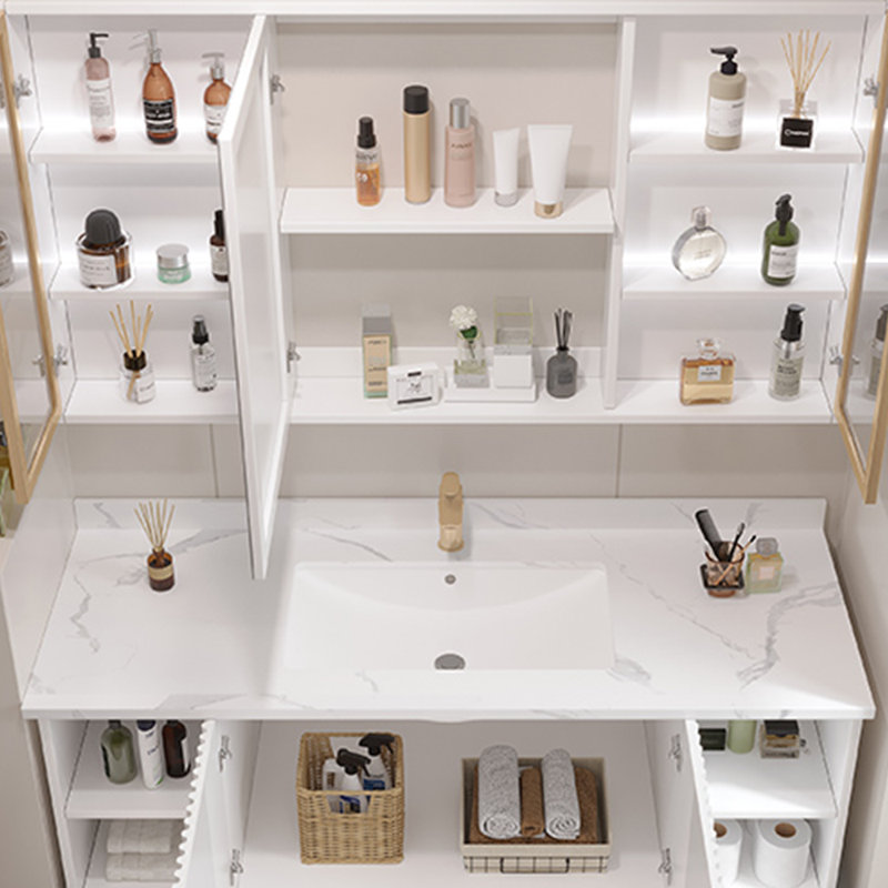 Light luxury modern simple bathroom cabinet