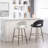 Aatto Upholstered Counter Stool with Metal Frame-472269773