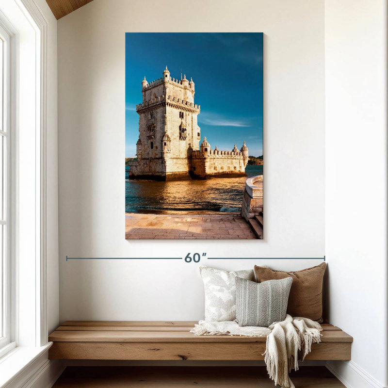 Aime Belem Tower By The River, 48" H x 32" W