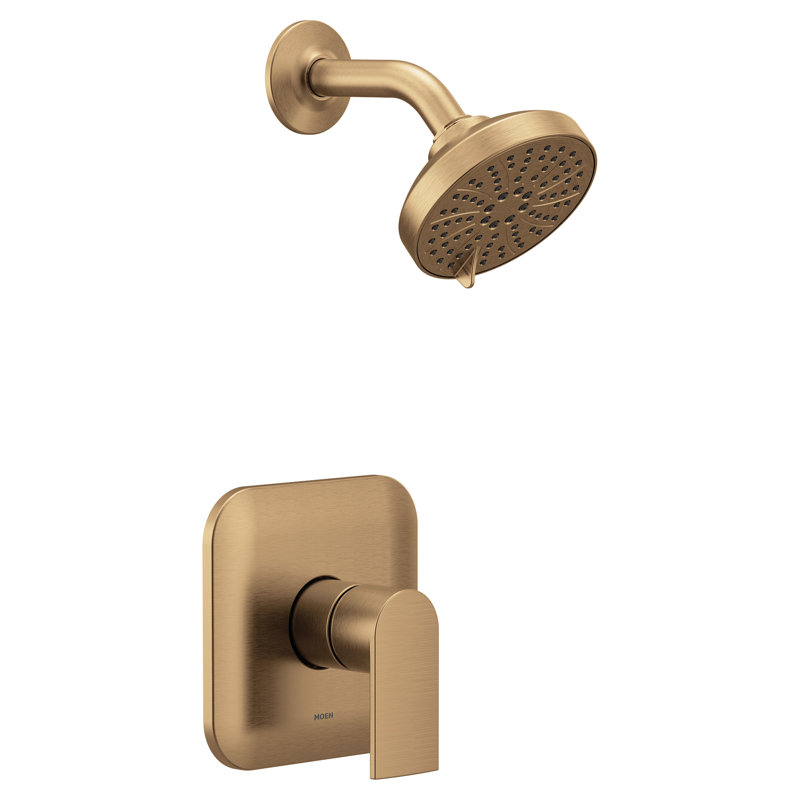 Ensemble de garniture de douche à 1 poignée Eco Performance Moen Genta M-CORE 2-Series (valve vendue séparément)