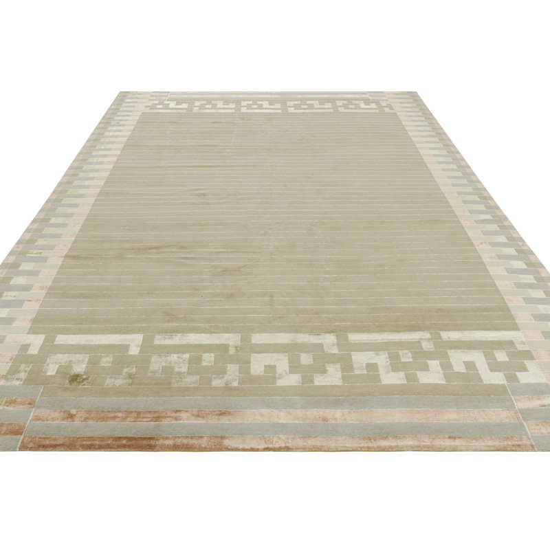 One-of-a-Kind Rectangle 9' X 11'11" Hand Knotted Area Rug