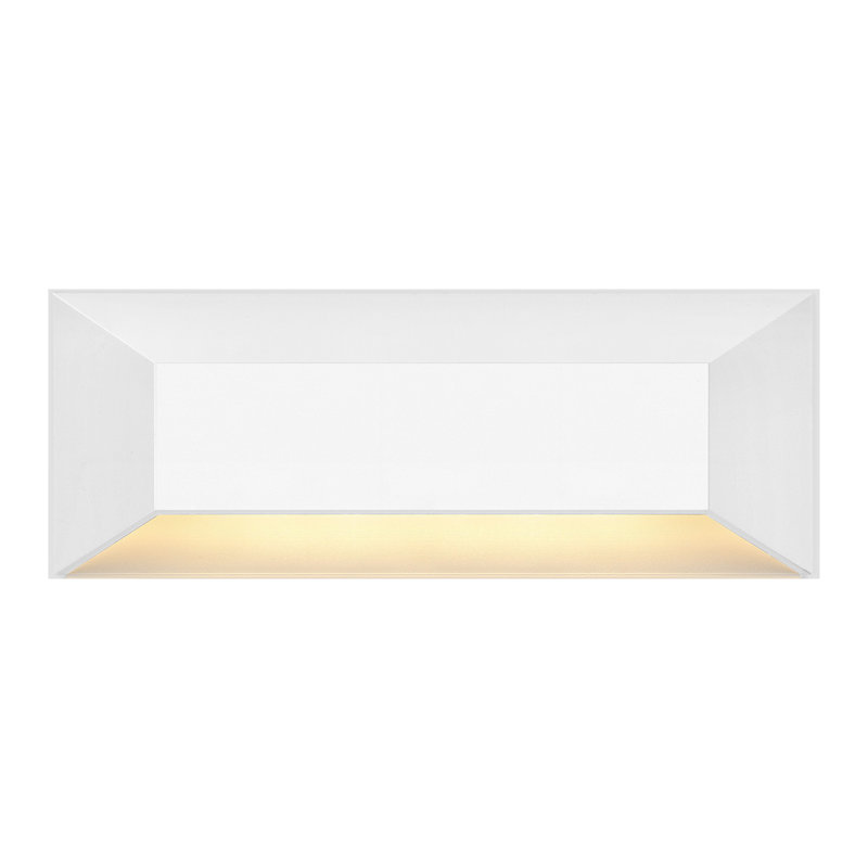 Hinkley Nuvi Rectangular Deck Sconce, White