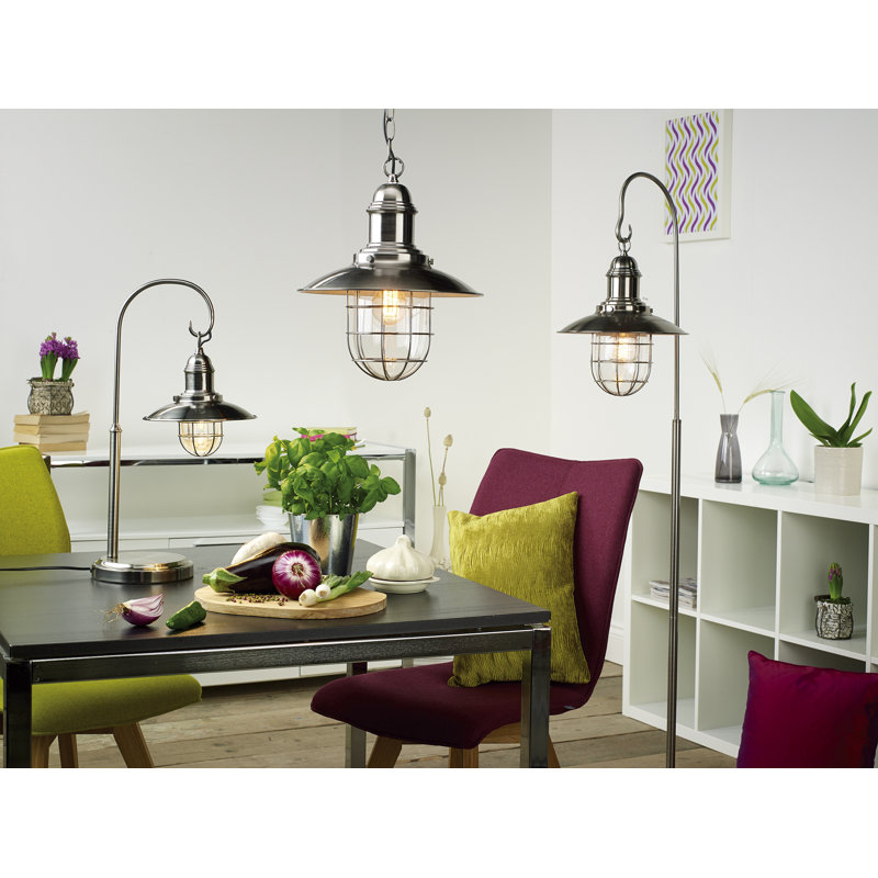 Daemon 1 - Light Lantern Pendant, Antique Chrome
