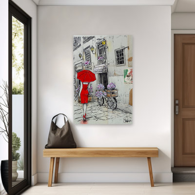 Italiano Trattoria, rétro, transitionnel, contemporain, noir, blanc, illustration, technique mixte