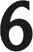 2 po Numéro de maison Beslagsboden, Acier inoxydable noir, 6