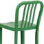 Tabouret de comptoir de 24 po en métal de qualité commerciale avec repose-pieds Carouthers par Flash Furniture-70482175-33123342