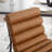 Tufted Upholstered Metal Dining Chairs-695779492