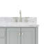 Meuble-lavabo double autoportant 67 po avec plateau en marbre Cambridge-90865075