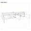 Unique Design TV Stand with 2 Glass Shelves-765988660